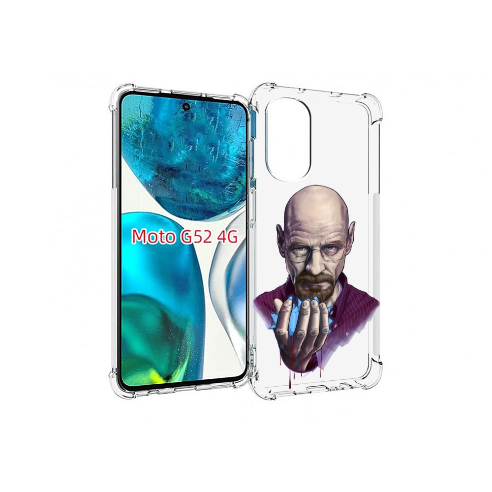 

Чехол MyPads Хайзенберг для Motorola Moto G82 / Moto G52, Прозрачный, Tocco