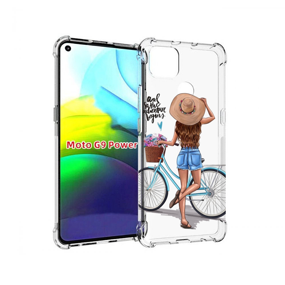 

Чехол MyPads Adventure женский для Motorola Moto G9 Power, Прозрачный, Tocco