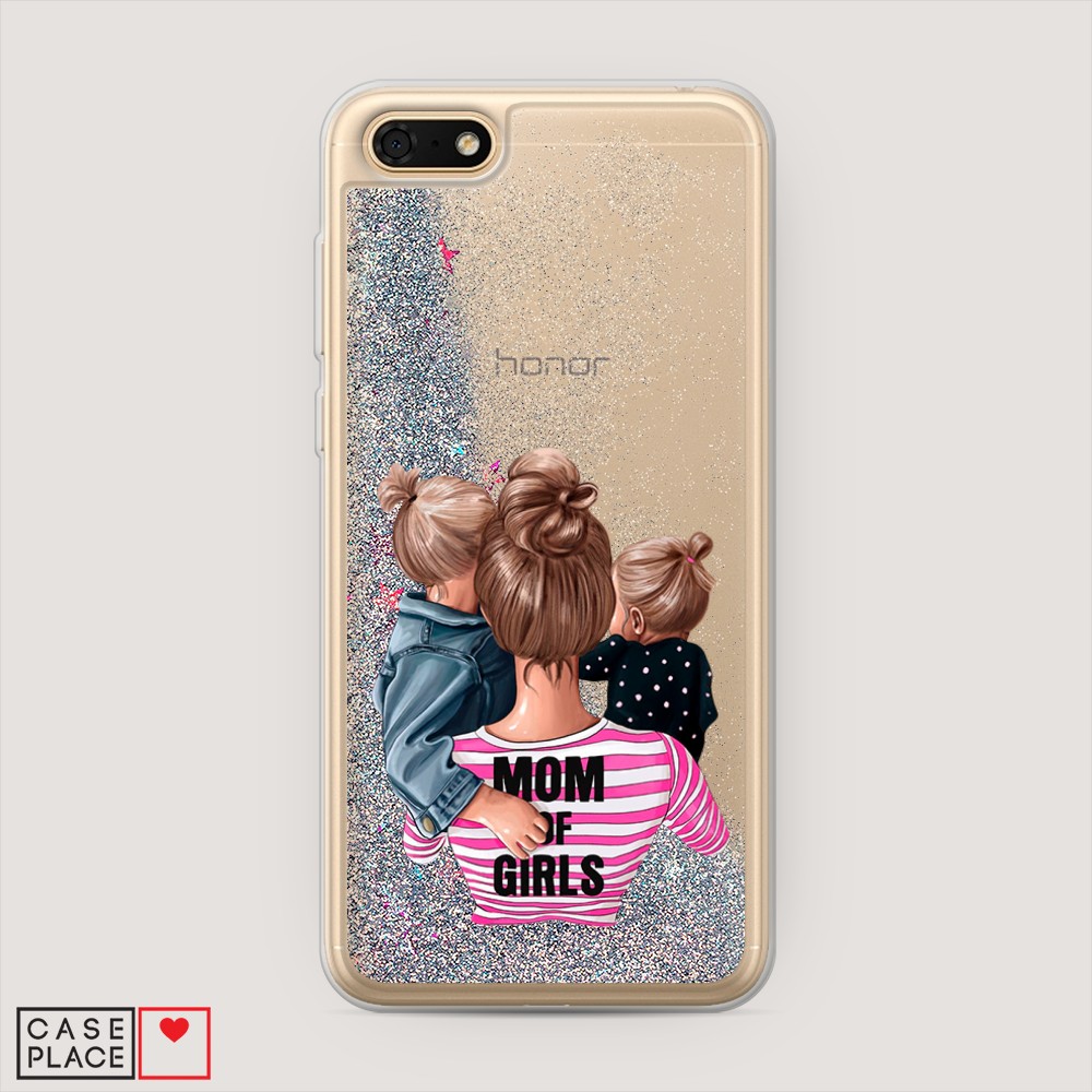 

Чехол Awog на Honor 7A/Y5 Prime 2018/Y5 2018 "Mom of Girls", Разноцветный, 66391-1