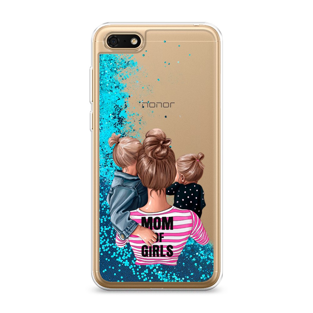 

Чехол Awog на Honor 7A/Y5 Prime 2018/Y5 2018 "Mom of Girls", Разноцветный, 66393-1