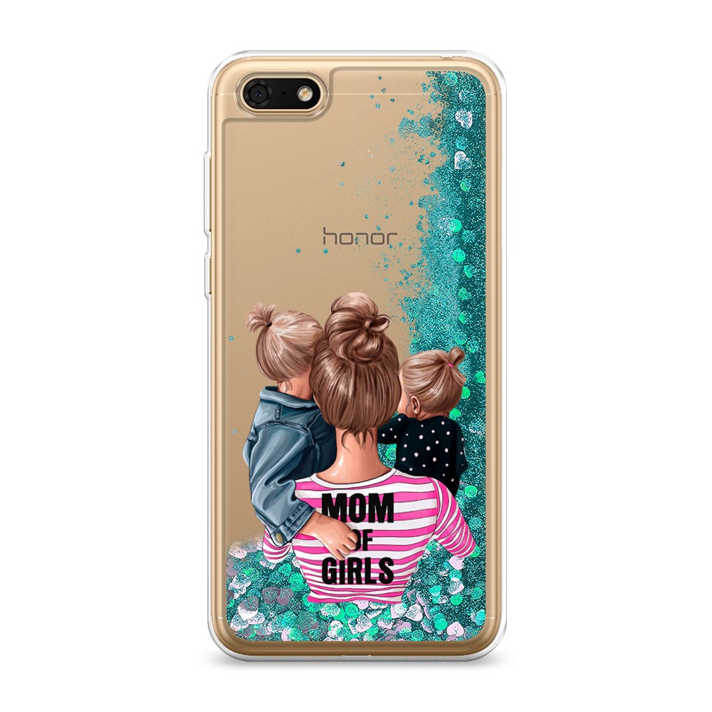 

Чехол Awog на Honor 7A/Y5 Prime 2018/Y5 2018 "Mom of Girls", Разноцветный, 66395-1