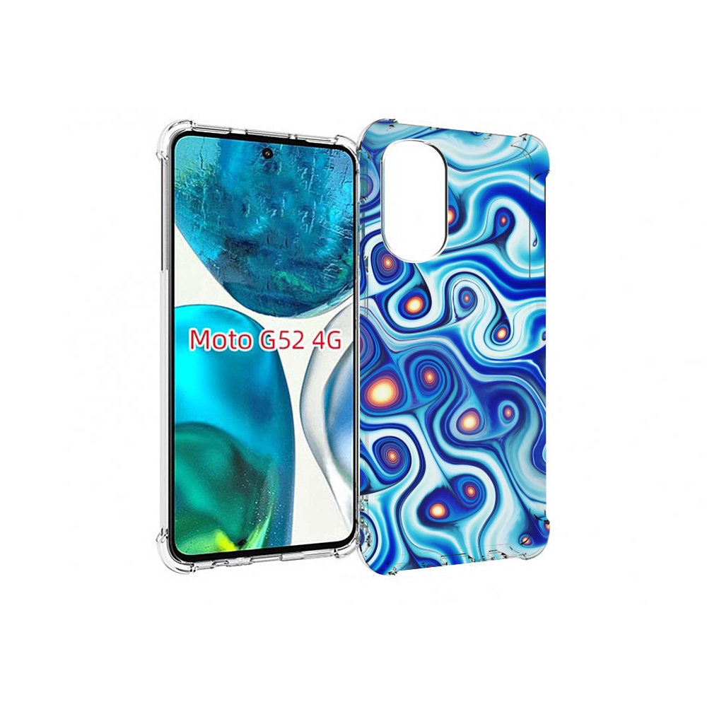 

Чехол MyPads абстрактная-текстура для Motorola Moto G82 / Moto G52, Прозрачный, Tocco