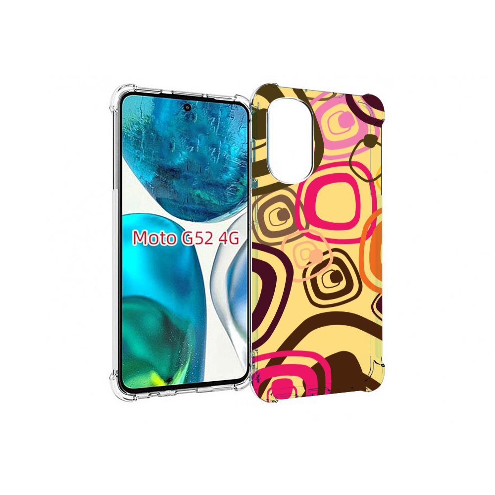 

Чехол MyPads абстракция-на-желтом-фоне для Motorola Moto G82 / Moto G52, Прозрачный, Tocco