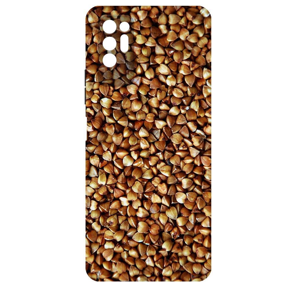 

Чехол-накладка Krutoff Soft Case Гречка для Tecno Pova 2, Черный