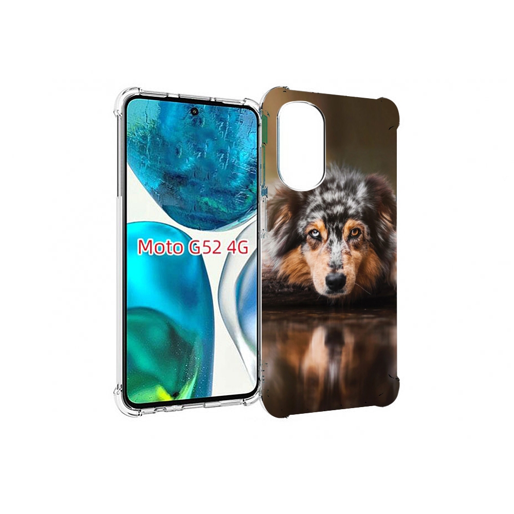 

Чехол MyPads австралииская овчарка для Motorola Moto G82 / Moto G52, Прозрачный, Tocco
