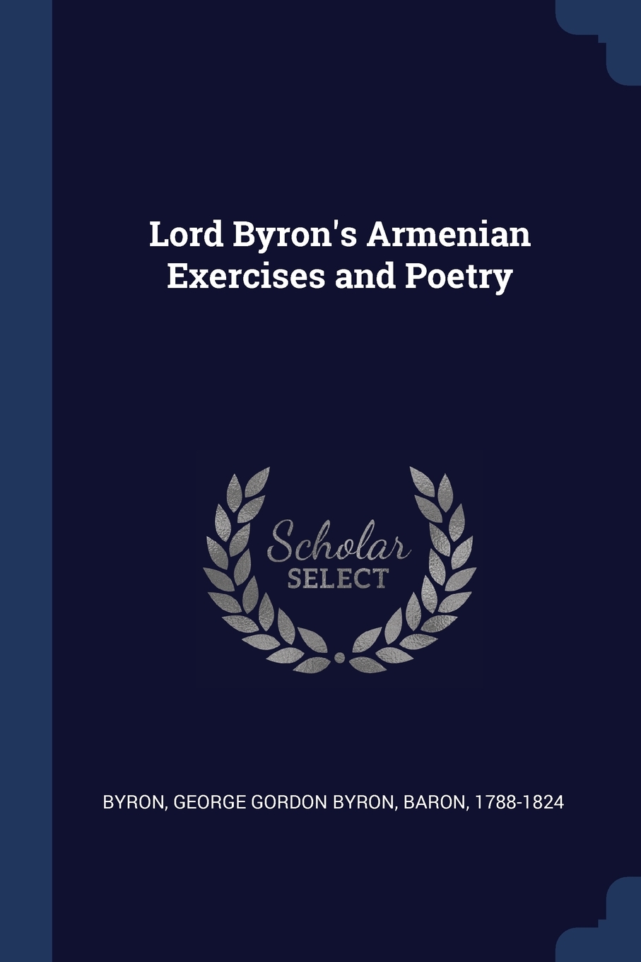 

Lord Byron's Armenian Exercises and Poetry
