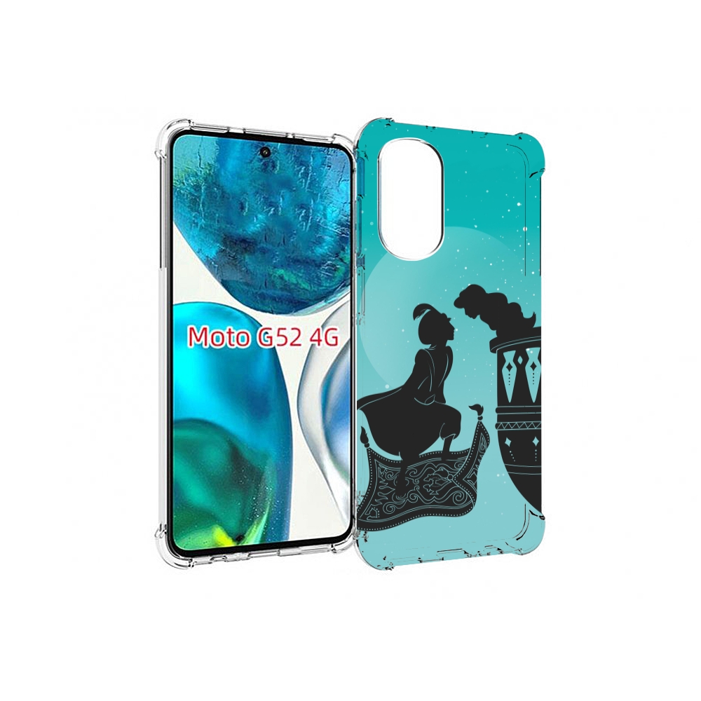 

Чехол MyPads алладин тень для Motorola Moto G82 / Moto G52, Прозрачный, Tocco