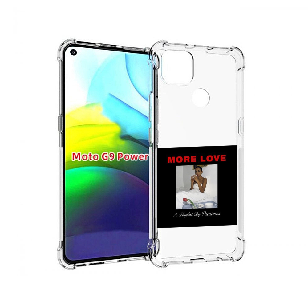 

Чехол MyPads Drake & Sade - More Love для Motorola Moto G9 Power, Прозрачный, Tocco