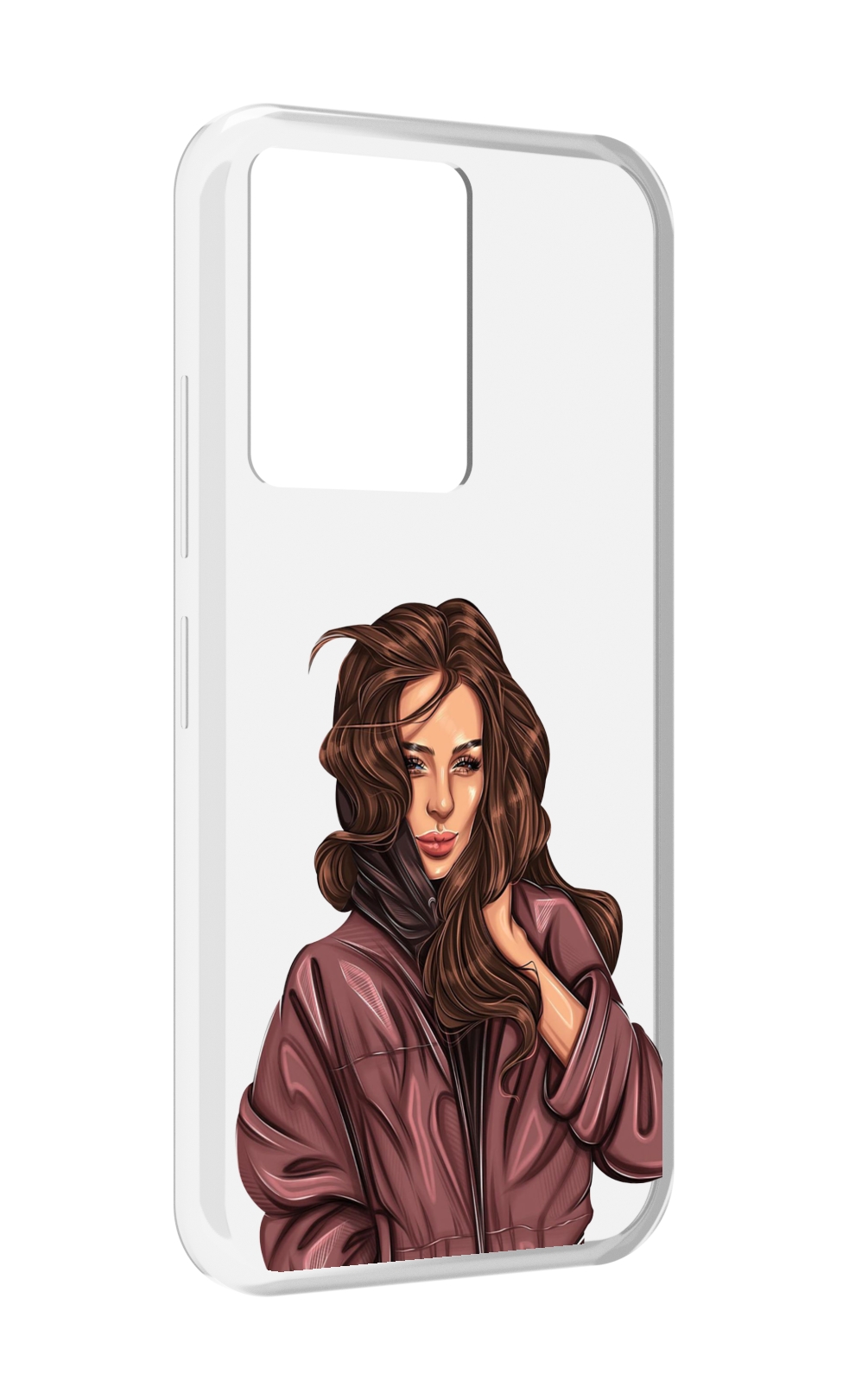 

Чехол MyPads Арт-рисунок-девушки для Infinix Note 12 5G X671 / Note 12 Pro 5G, Прозрачный, Tocco