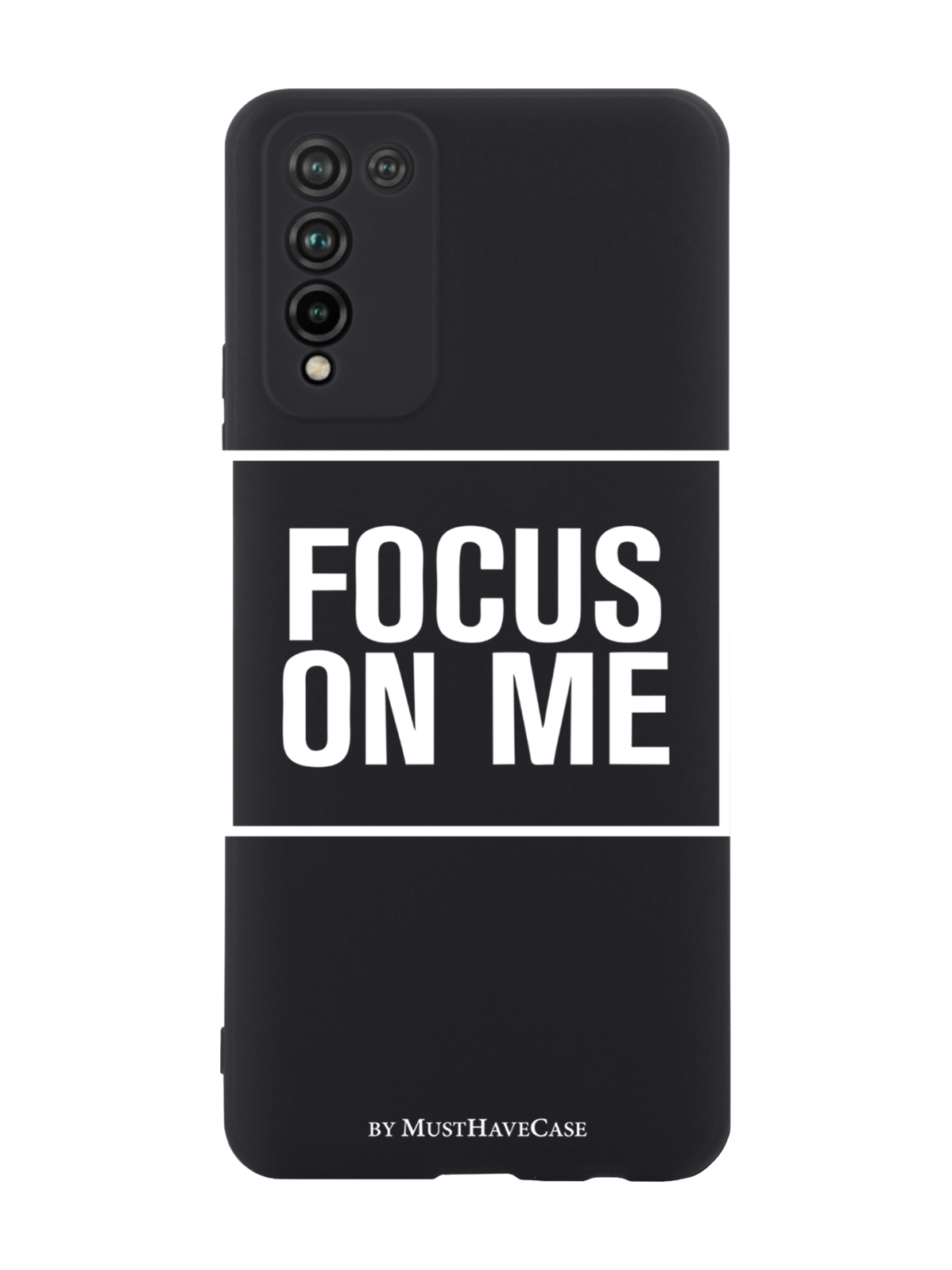 

Чехол MustHaveCase для Honor 10X Lite Focus on me черный, Черный;белый