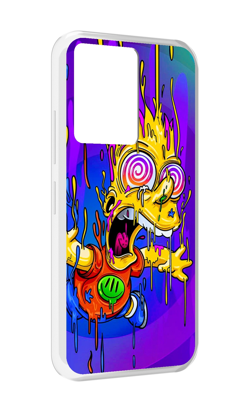 

Чехол MyPads Барт-арт-стрит для Infinix Note 12 5G X671 / Note 12 Pro 5G, Прозрачный, Tocco