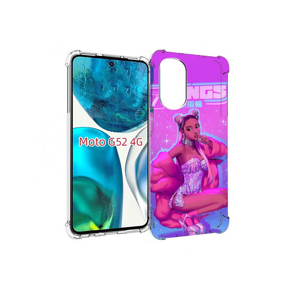 

Чехол MyPads ариана-гранде для Motorola Moto G82 / Moto G52, Прозрачный, Tocco