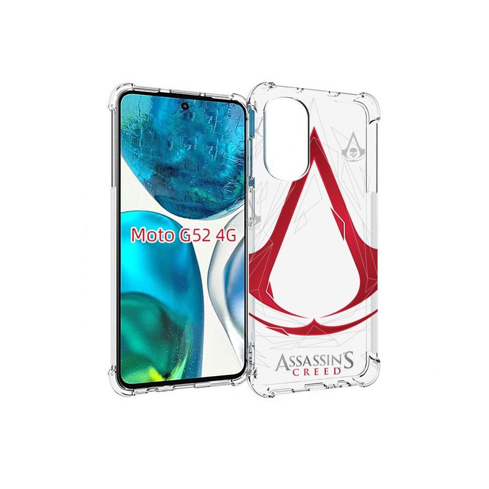 

Чехол MyPads ассасин-крид-знак для Motorola Moto G82 / Moto G52, Прозрачный, Tocco