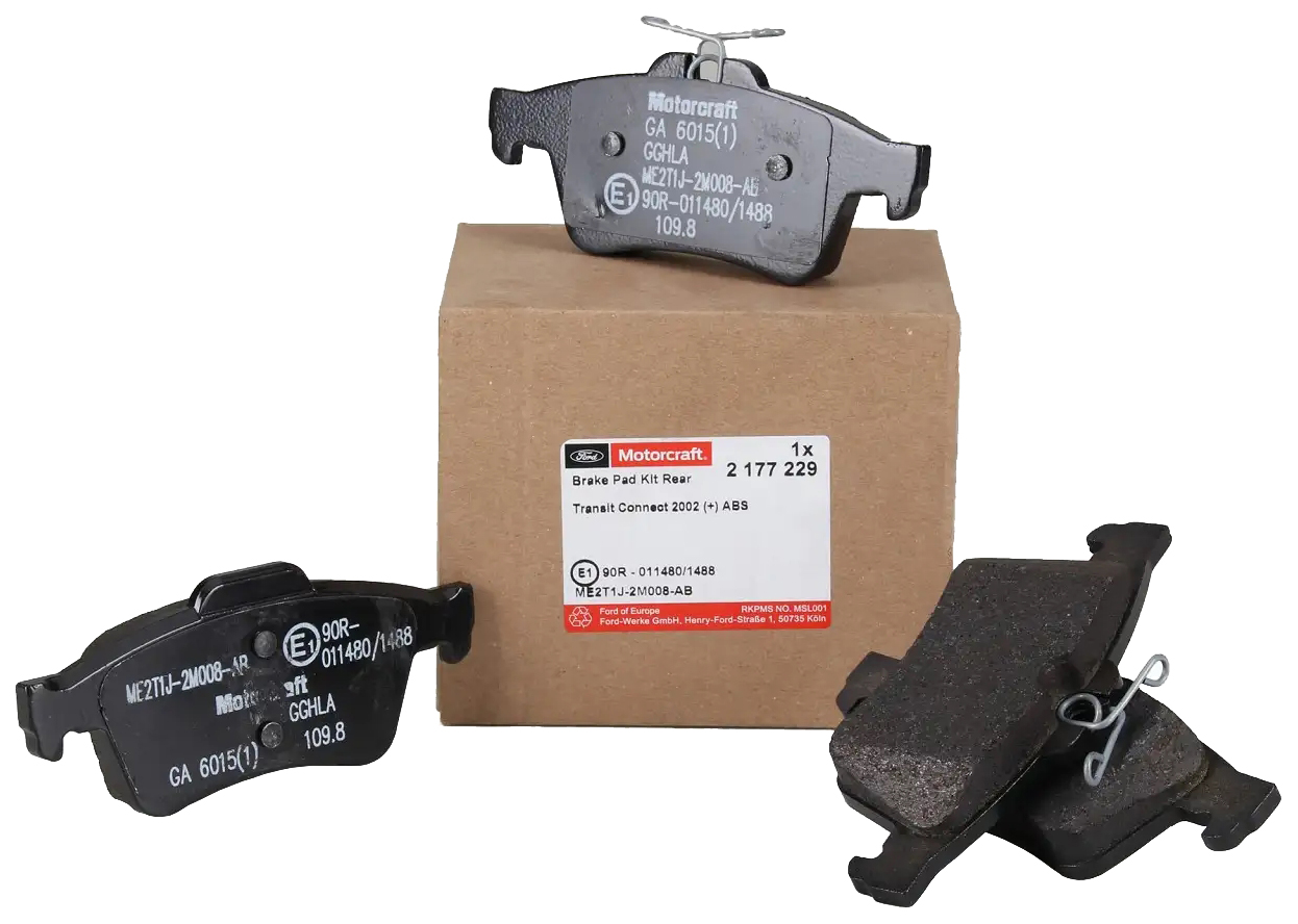 

Колодки тормозные FORD Transit Connect (02-) задние (4шт.) OE 2177229