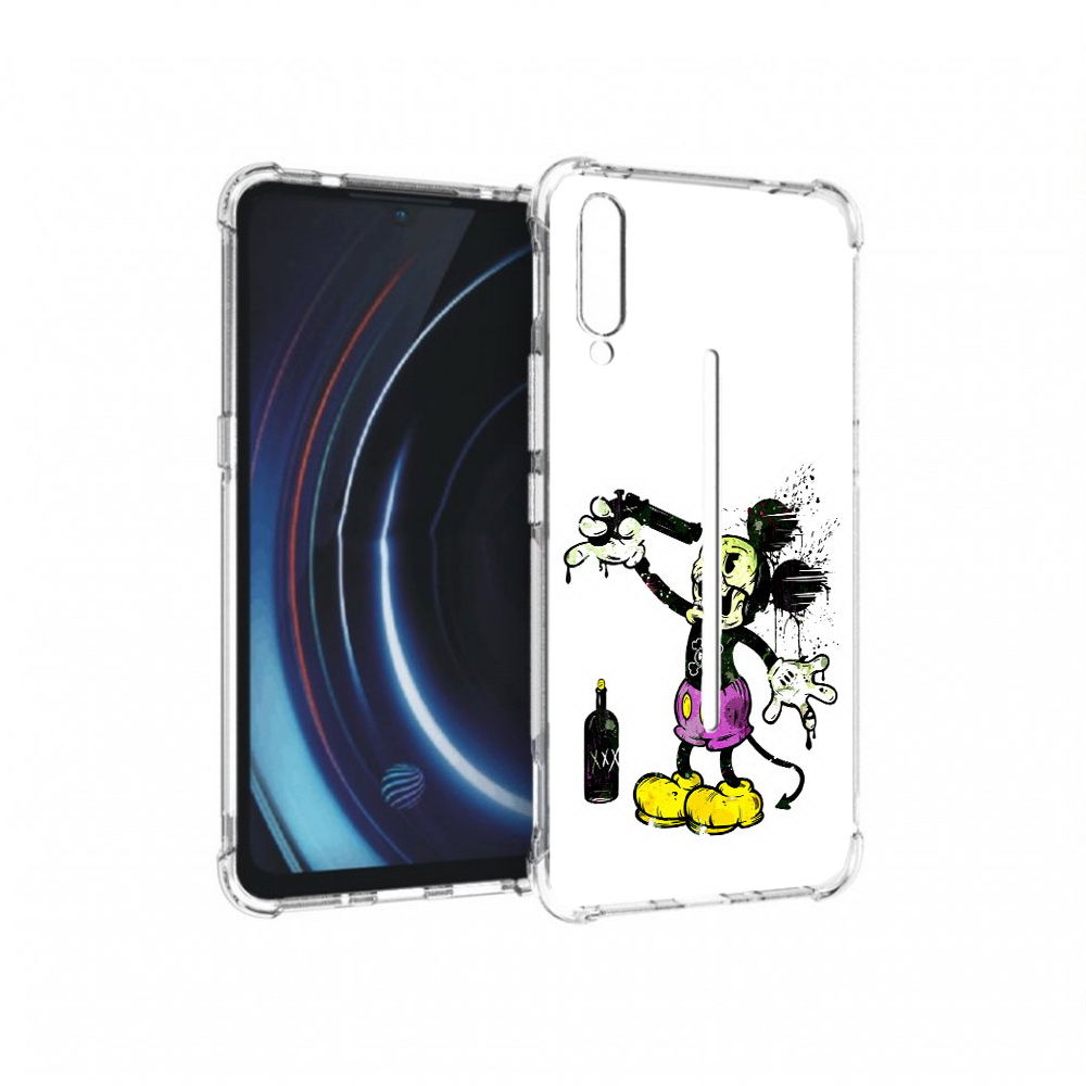 

Чехол MyPads Tocco для Vivo iQOO Драг Микки (PT226955.389.73), Прозрачный, Tocco