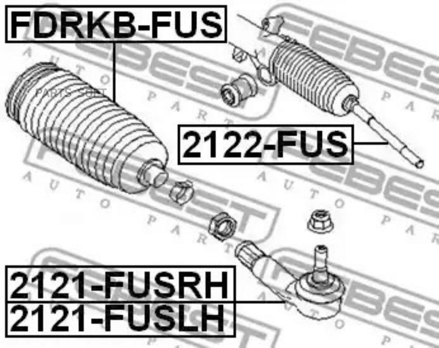 

FEBECT 2121FUSLH Наконечник рулевой тяги | перед лев |