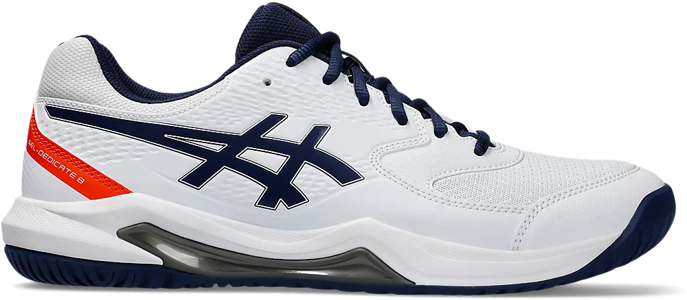 

Кроссовки мужские Asics GEL-DEDICATE 8 белые 8 US, Белый, GEL-DEDICATE 8