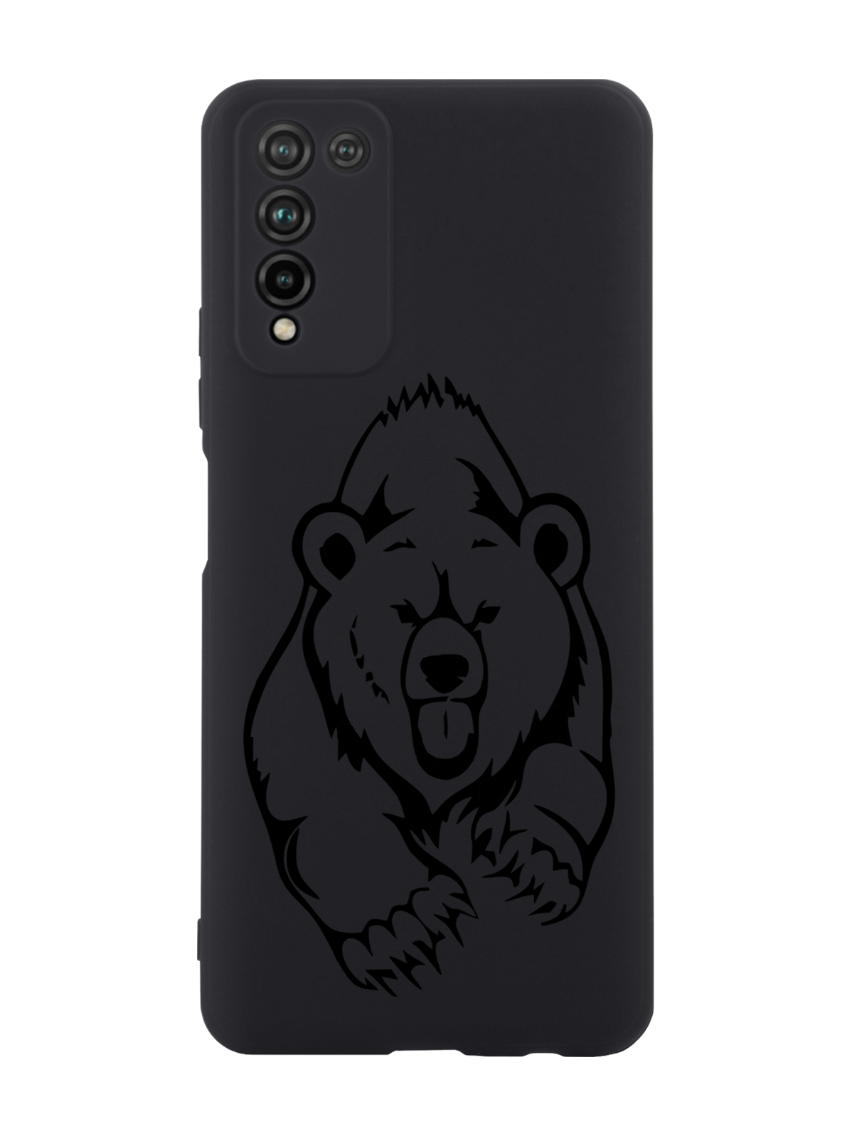 

Чехол MustHaveCase для Honor 10X Lite Медведь черный