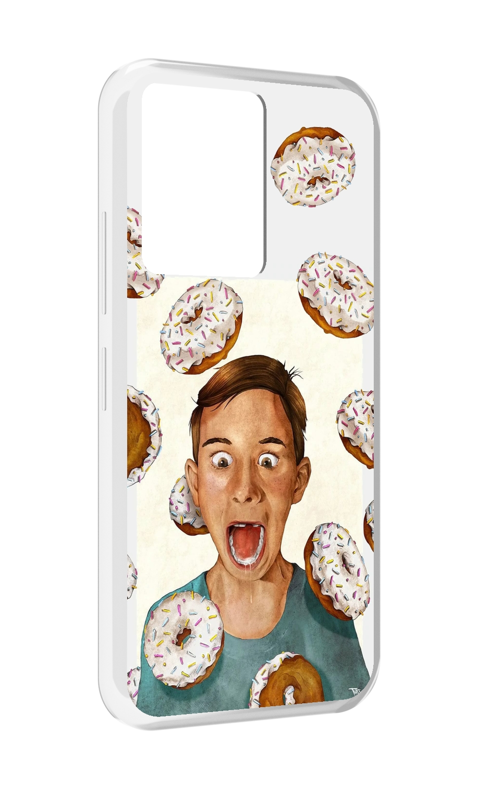 

Чехол MyPads Бешенные-пончики для Infinix Note 12 5G X671 / Note 12 Pro 5G, Прозрачный, Tocco