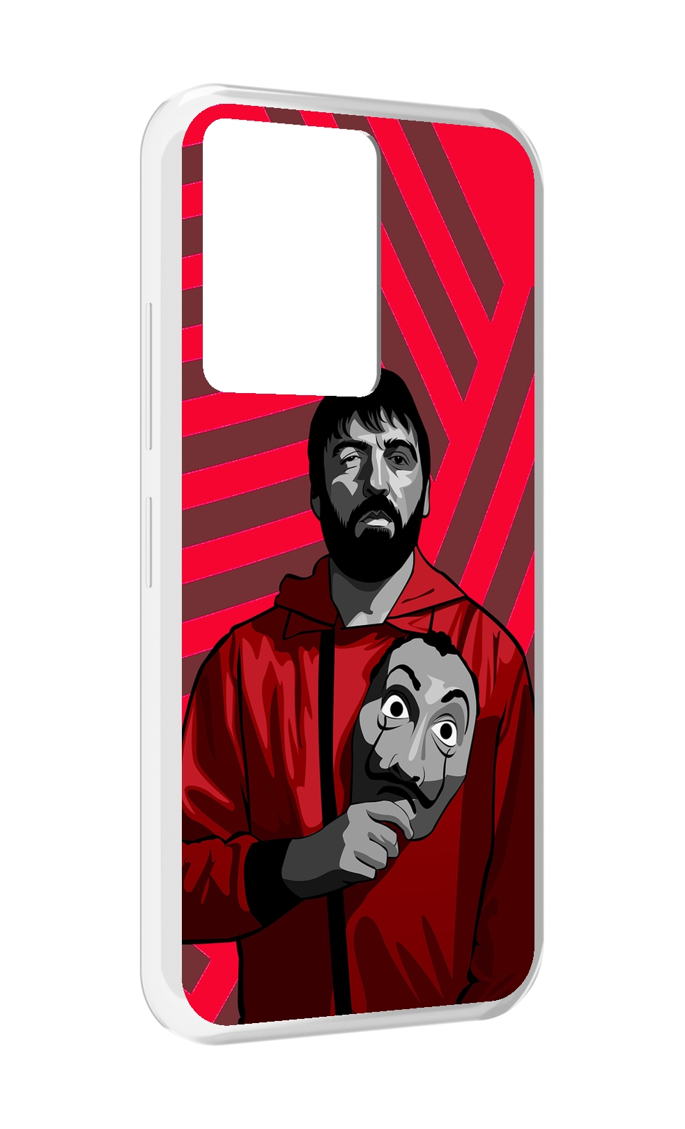 

Чехол MyPads Богата-Бумажный-дом для Infinix Note 12 5G X671 / Note 12 Pro 5G, Прозрачный, Tocco
