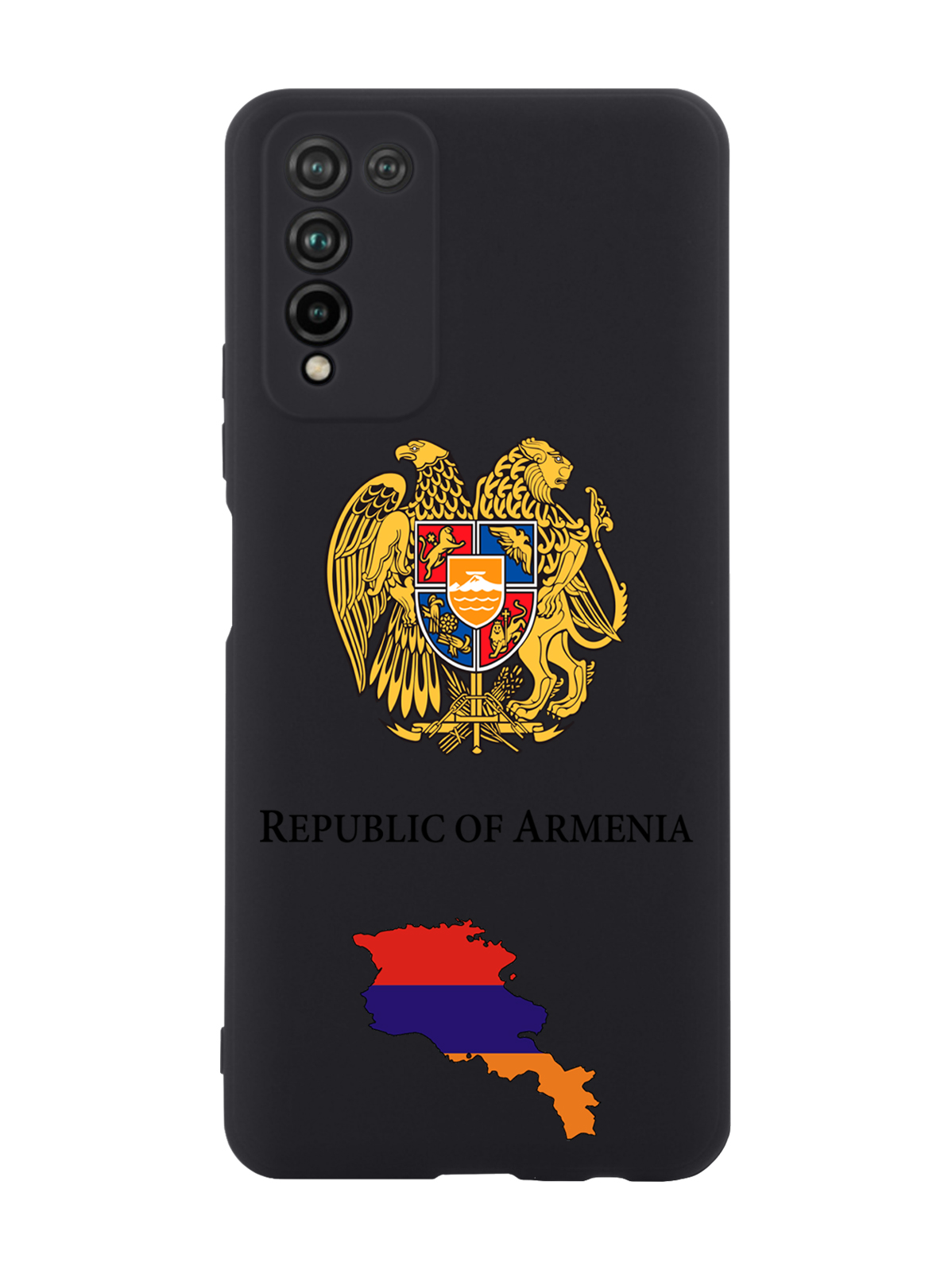 

Чехол SignumCase для Honor 10X Lite Герб Армении черный, Разноцветный