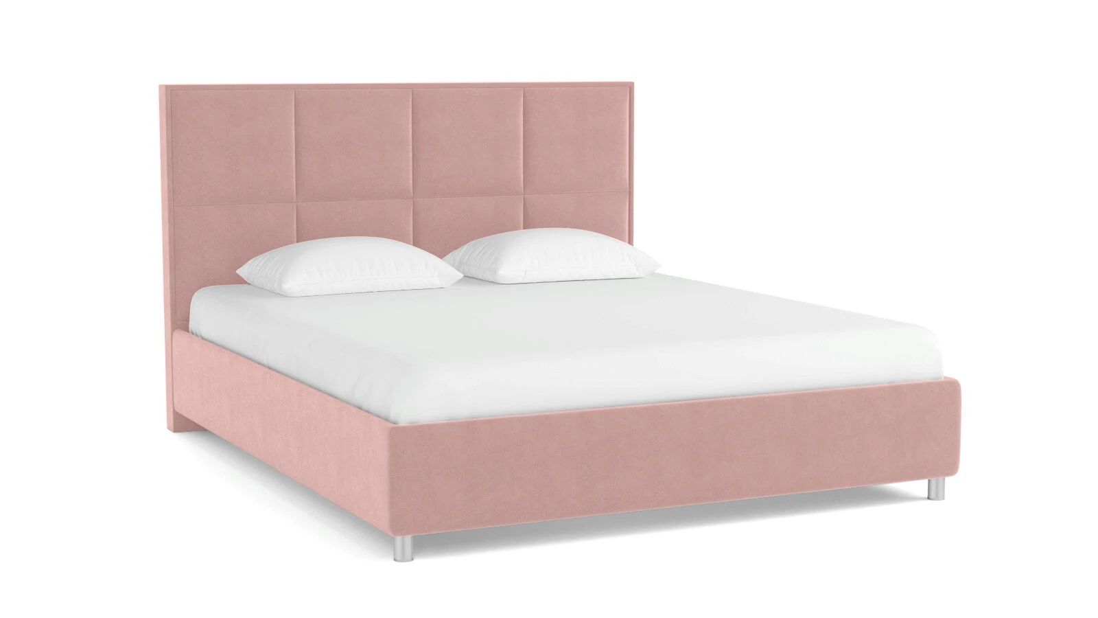 

Кровать Askona Linea Sky Velvet 01 160х200, Розовый