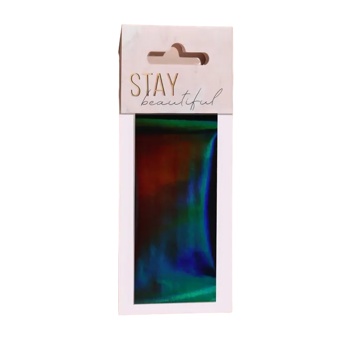 

Переводная фольга для декора «Stay beautiful», 4 × 100 см, разноцветная, Создавай красоту