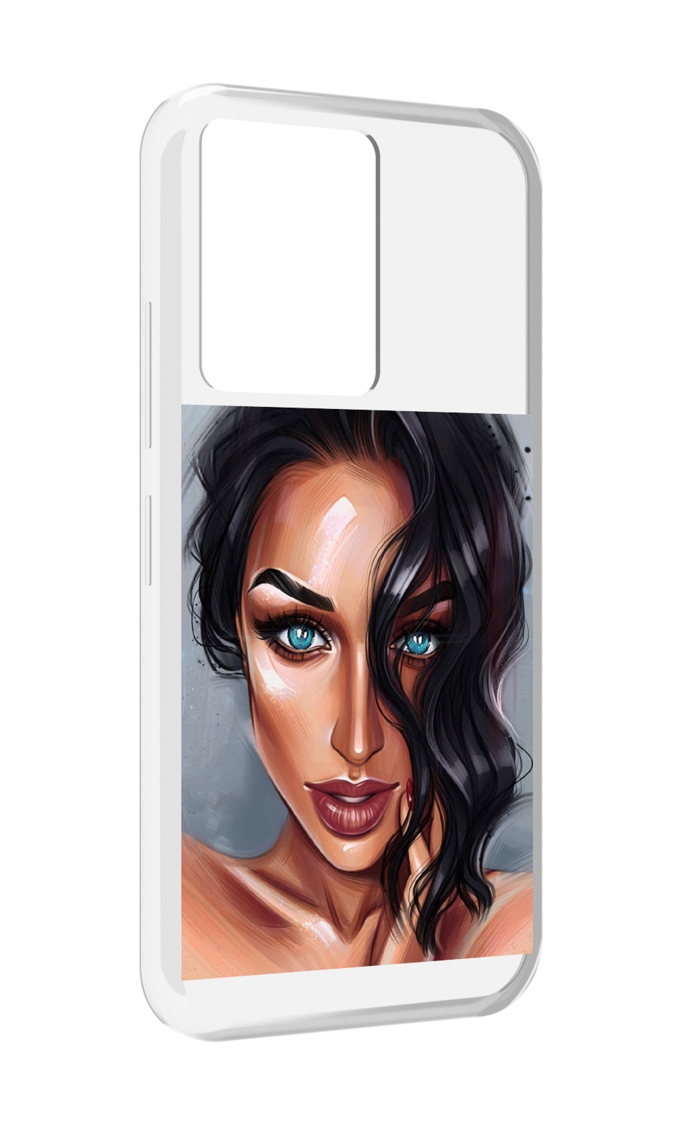 

Чехол MyPads Брюнетка для Infinix Note 12 5G X671 / Note 12 Pro 5G, Прозрачный, Tocco