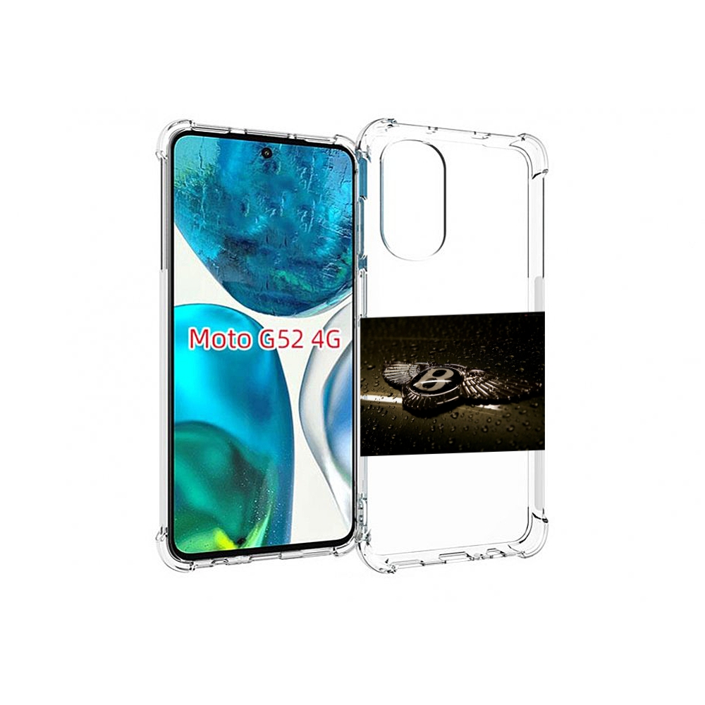 

Чехол MyPads bentley 2 мужской для Motorola Moto G82 / Moto G52, Прозрачный, Tocco