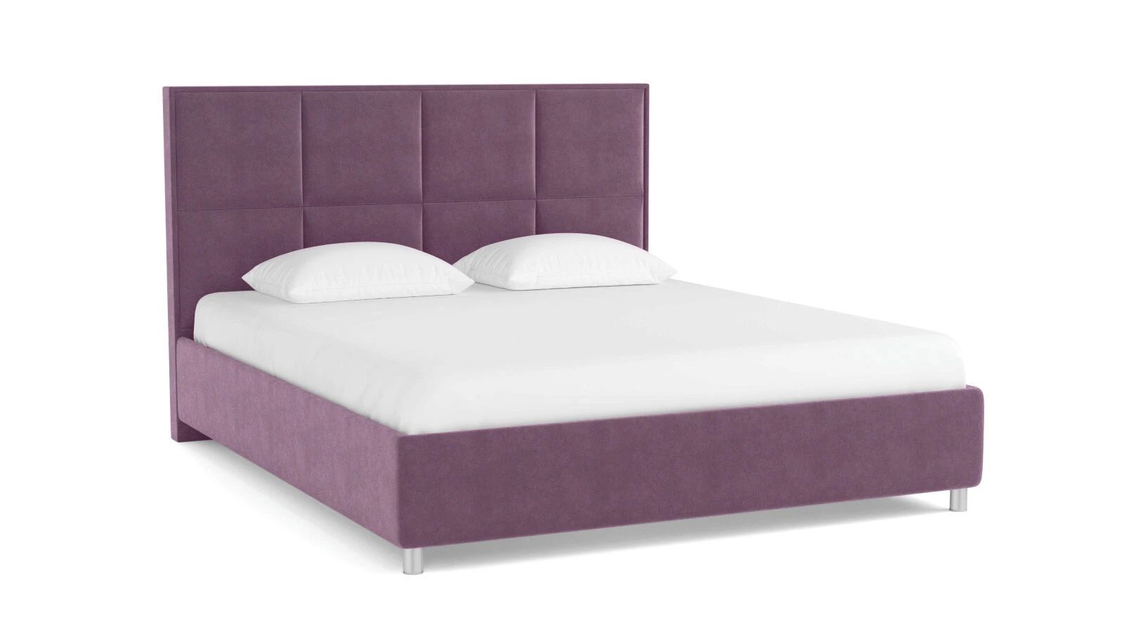 

Кровать Askona Linea Sky Velvet 10 140х200, Фиолетовый