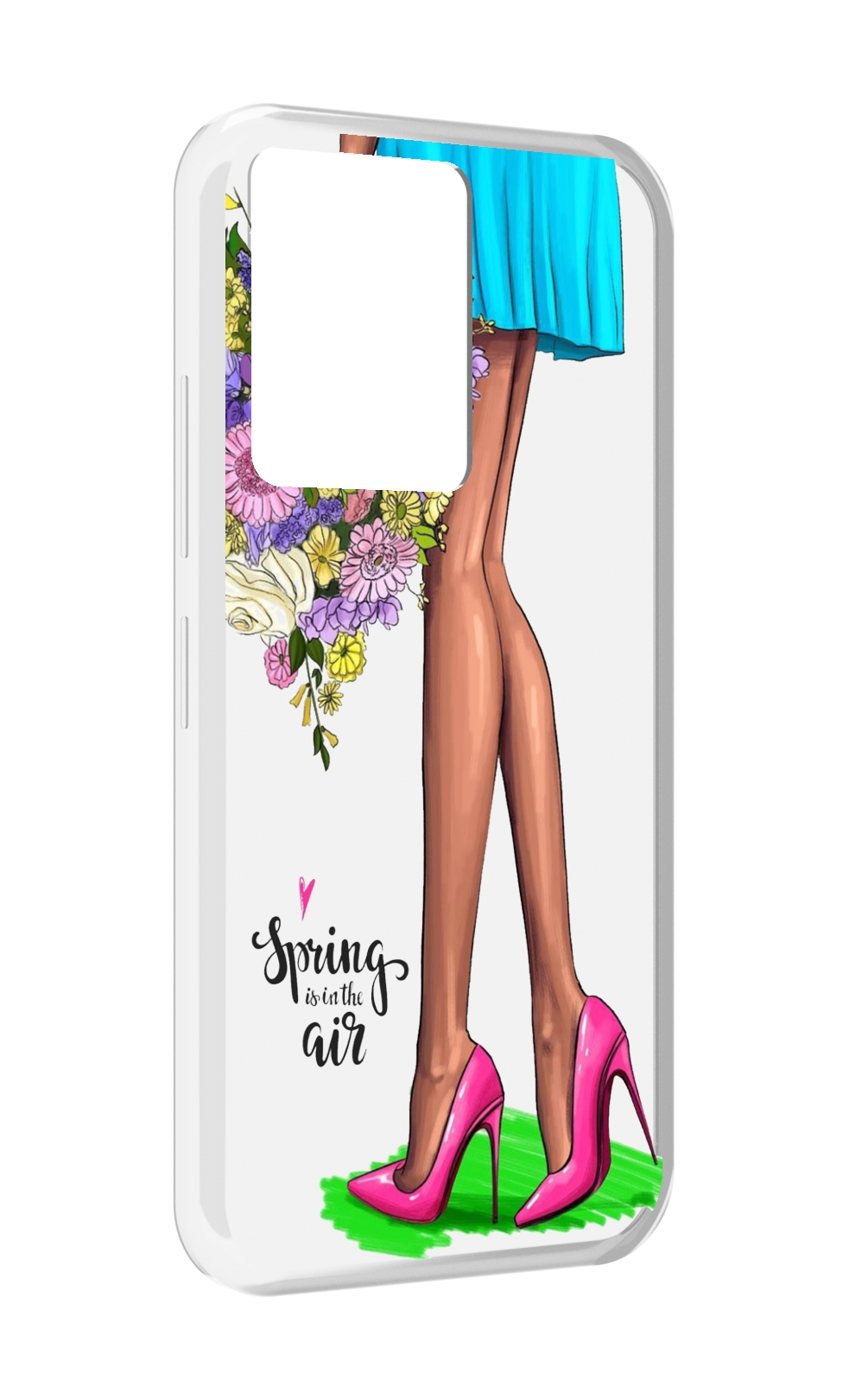 

Чехол MyPads Весна-в-воздухе женский для Infinix Note 12 5G X671 / Note 12 Pro 5G, Прозрачный, Tocco