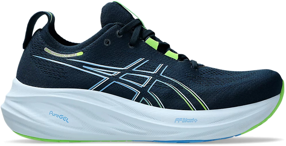 

Кроссовки мужские Asics GEL-NIMBUS 26 синие 9.5 US, Синий, GEL-NIMBUS 26