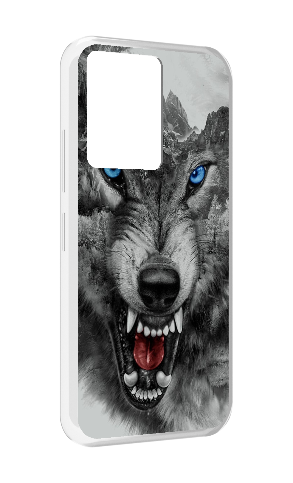 

Чехол MyPads Волк-частица мужской для Infinix Note 12 5G X671 / Note 12 Pro 5G, Прозрачный, Tocco