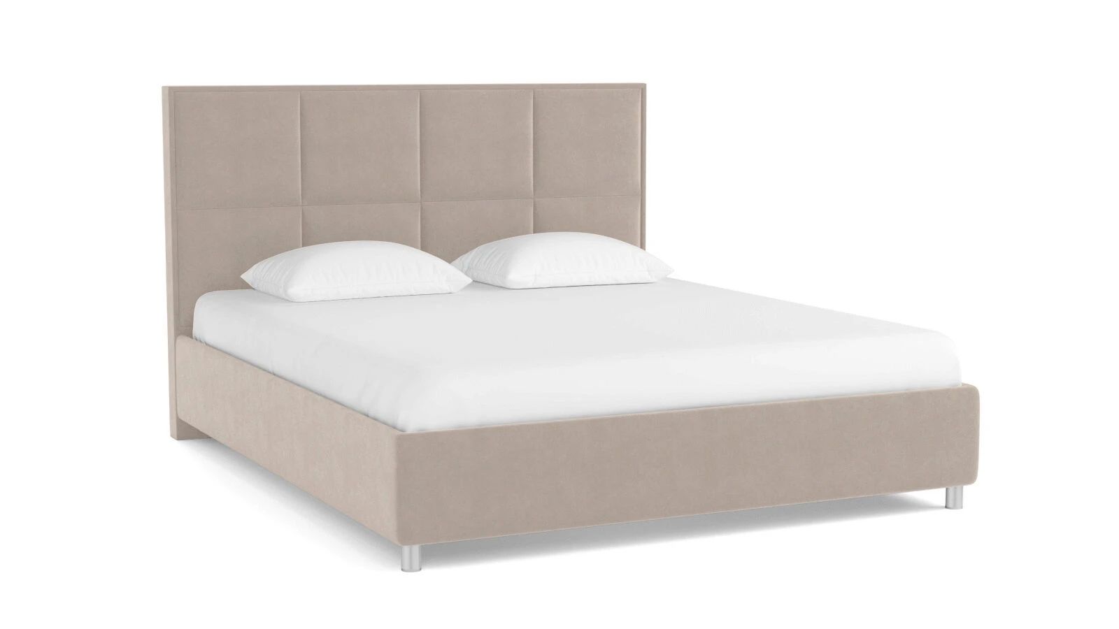 

Кровать Askona Linea Sky Velvet 03 160х200, Бежевый