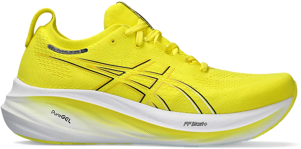 

Кроссовки мужские Asics GEL-NIMBUS 26 желтые 11.5 US, Желтый, GEL-NIMBUS 26