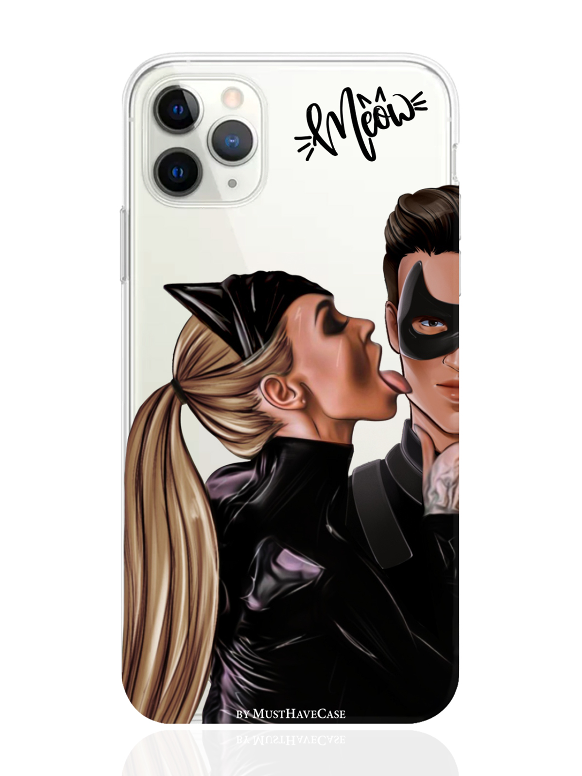 

Чехол MustHaveCase для iPhone 11 Pro Max Кошечка с парнем, Прозрачный;черный;коричневый, Кошечка с парнем для Apple iPhone 11 Pro Max