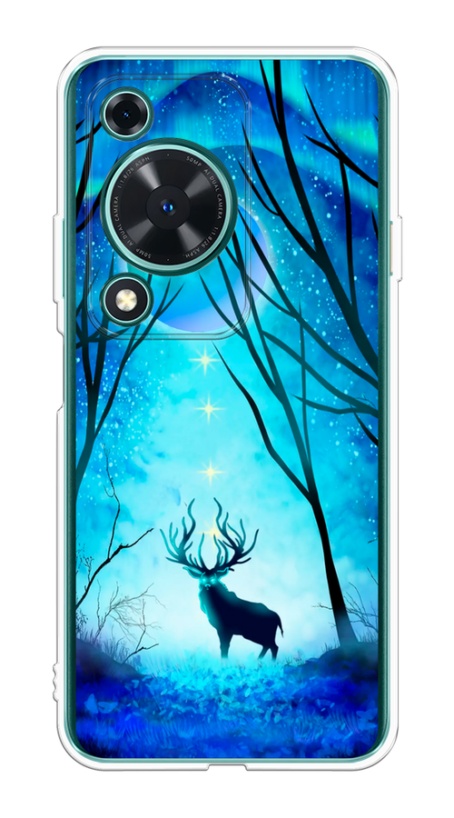 

Чехол на Huawei Nova Y72 "Олень северное сияние", Синий;черный;голубой, 6123650-1