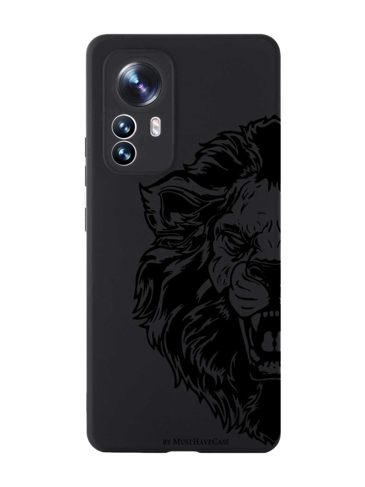 

Чехол MustHaveCase для Xiaomi 12X Король Лев черный, Черный;коричневый