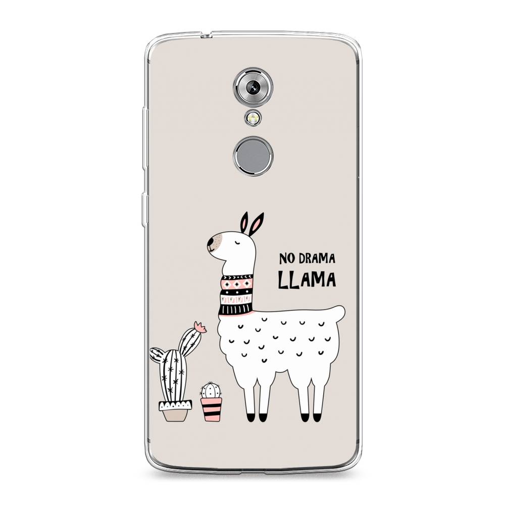 

Чехол Awog на ZTE Axon 7 / ЗТЕ Аксон 7 "No drama LLama", Разноцветный, 131450-2