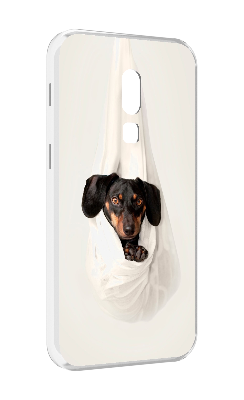 

Чехол MyPads такса собака для Meizu V8, Прозрачный, Tocco