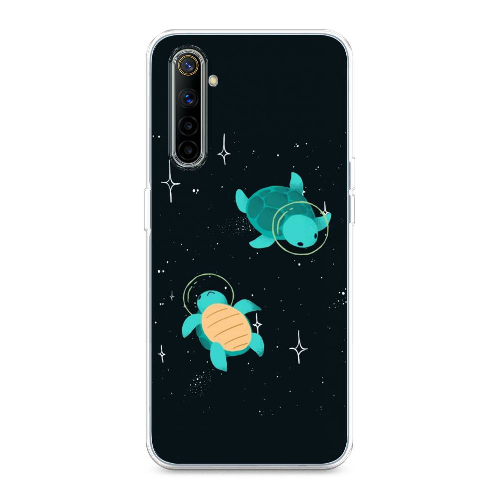 

Чехол Awog на Realme 6 "Черепашки космонавты", Разноцветный, 252750-4