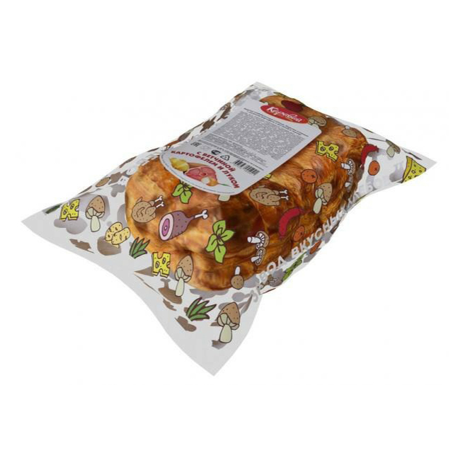

Слойка Каравай ветчина-картофель-лук 70 г