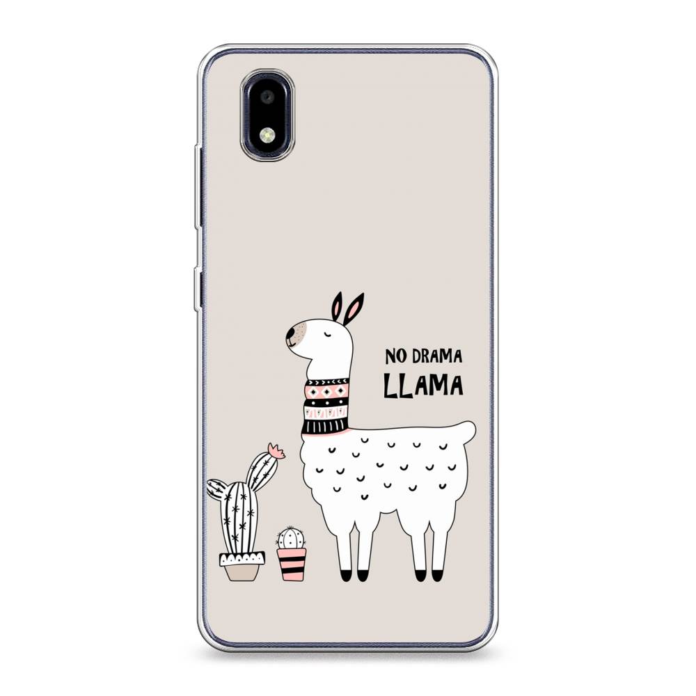 

Чехол Awog на ZTE Blade A3 (2020) / ЗТЕ Блэйд A3 (2020) "No drama LLama", Разноцветный, 133650-2