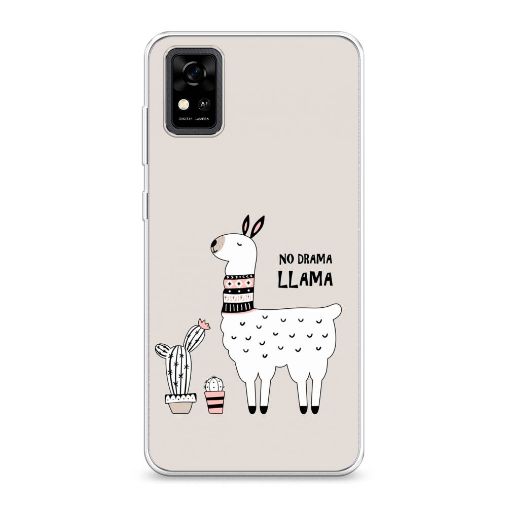 

Чехол Awog на ZTE Blade A31 / ЗТЕ Блэйд A31 "No drama LLama", Разноцветный, 134650-2