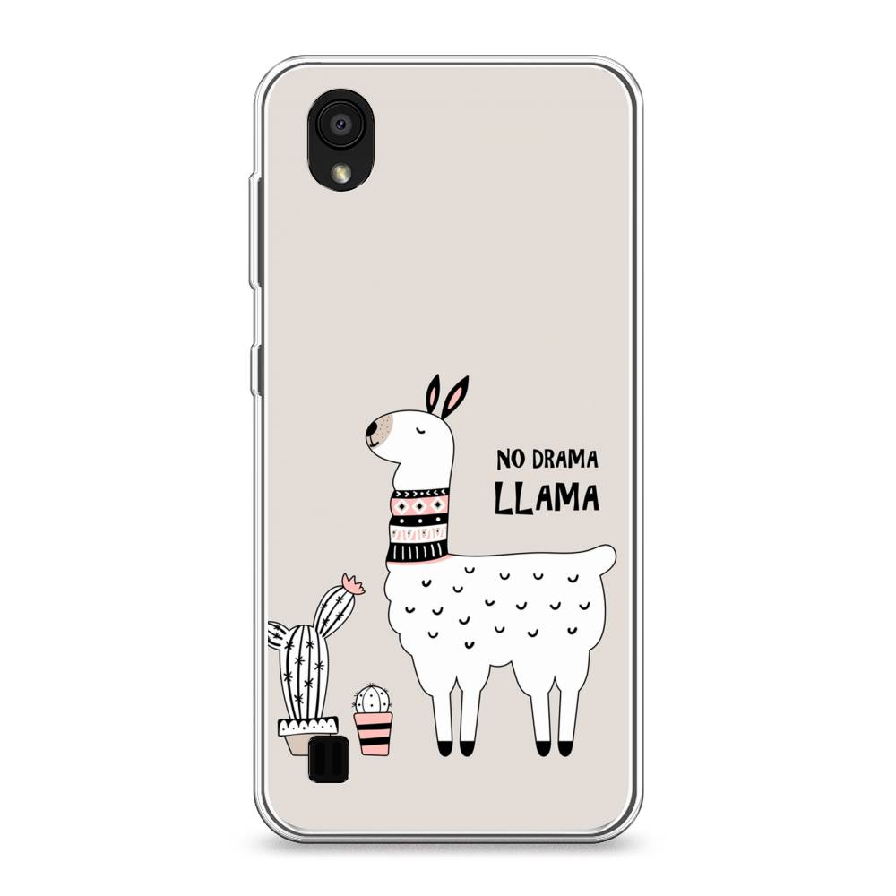

Чехол Awog на ZTE Blade A5 (2019) / ЗТЕ Блэйд A5 (2019) "No drama LLama", Разноцветный, 133050-2
