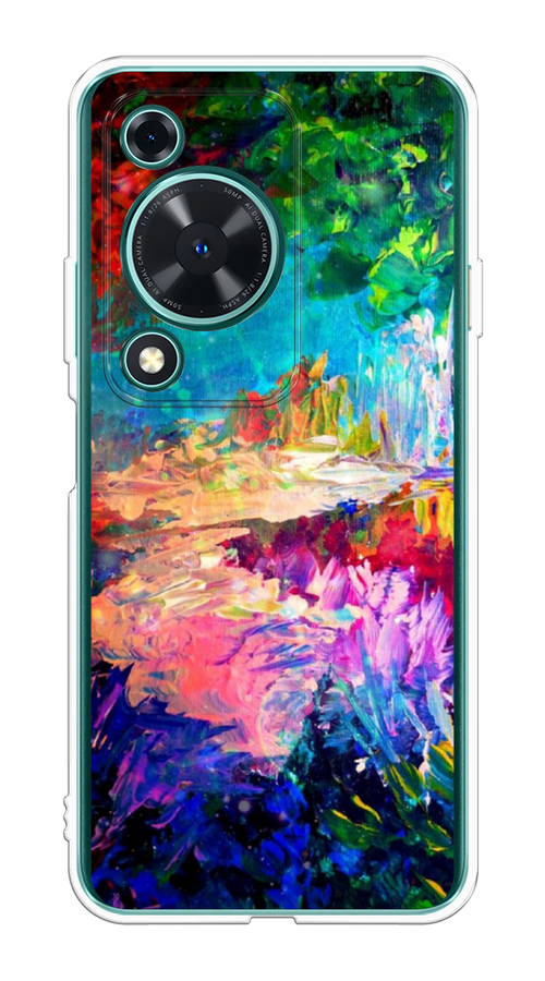 

Чехол на Huawei Nova Y72 "Лес-гуашь", Синий;розовый;зеленый, 6123650-1