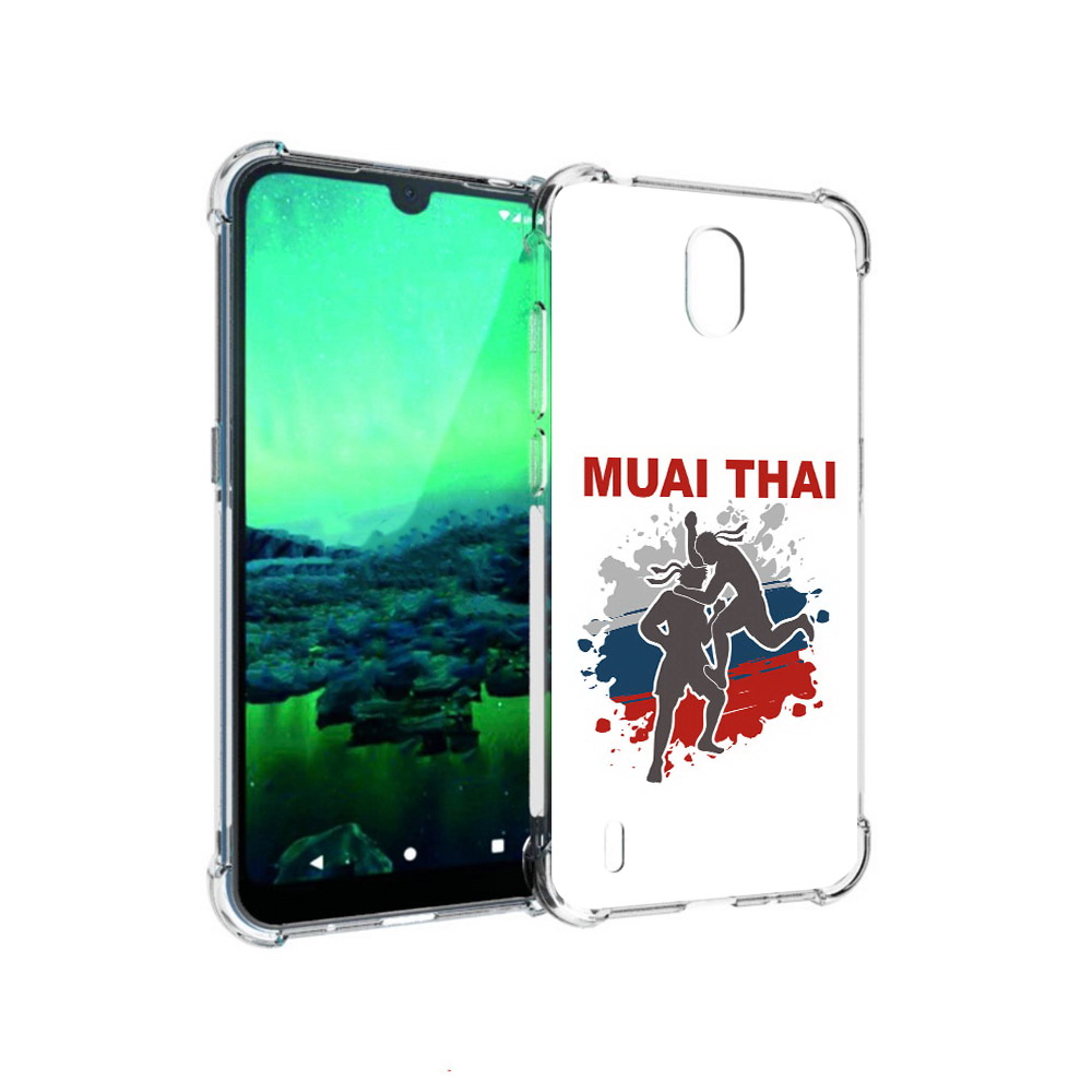 

Чехол MyPads Tocco для Nokia 1.3 Муайтай (PT227048.104.123), Прозрачный, Tocco