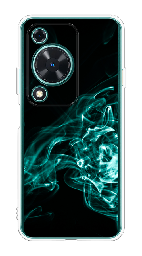 

Чехол на Huawei Nova Y72 "Дым", Бирюзовый;черный;голубой, 6123650-1