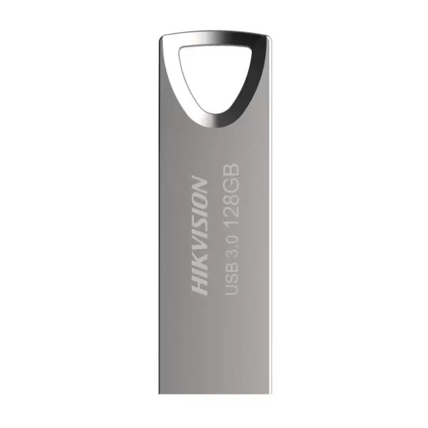

Флэш диск Hikvision 128GB, M200, HS-USB-M200S/128G/U3, USB 3.0, серебристый, черный
