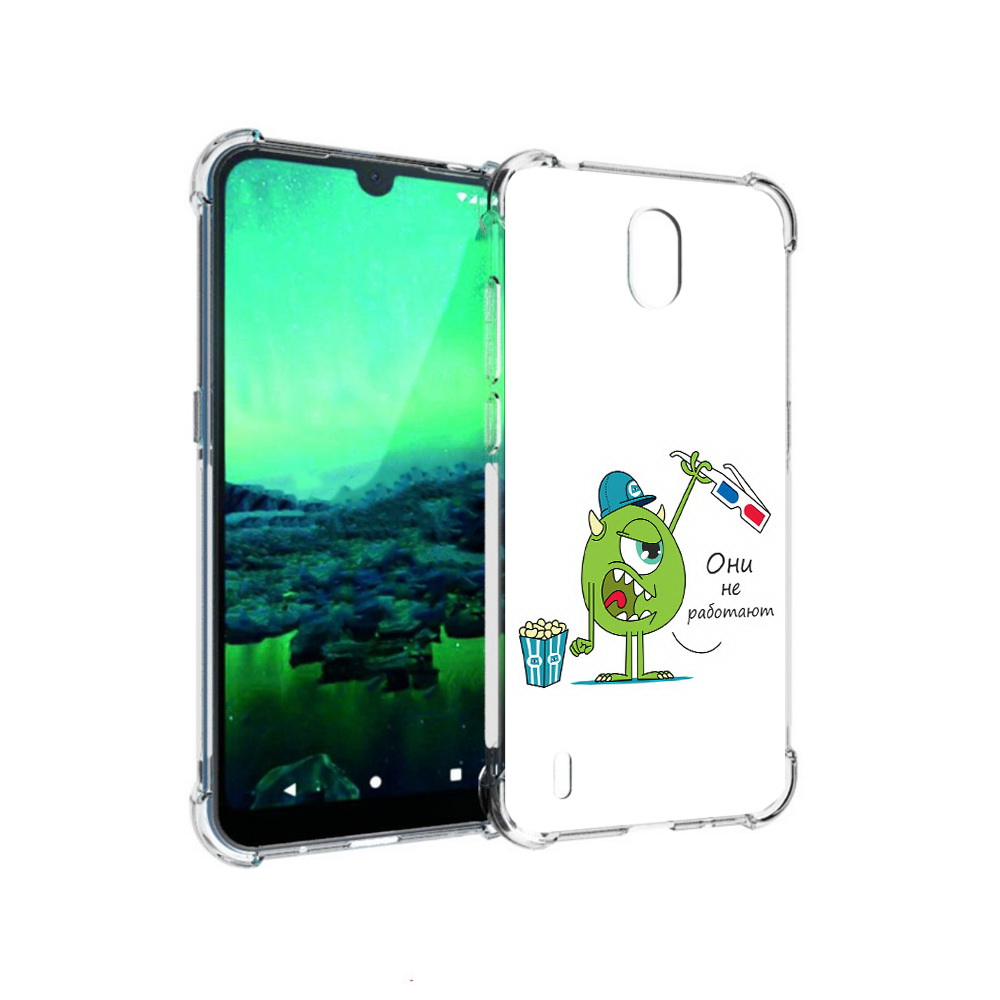 

Чехол MyPads Tocco для Nokia 1.3 Очки не работают (PT227048.104.129), Прозрачный, Tocco